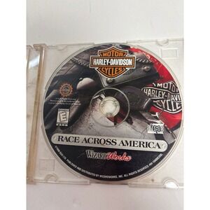 Harley-Davidson Race Across America PC CD-ROM 1999 WizardWorks Vintage Game Disc